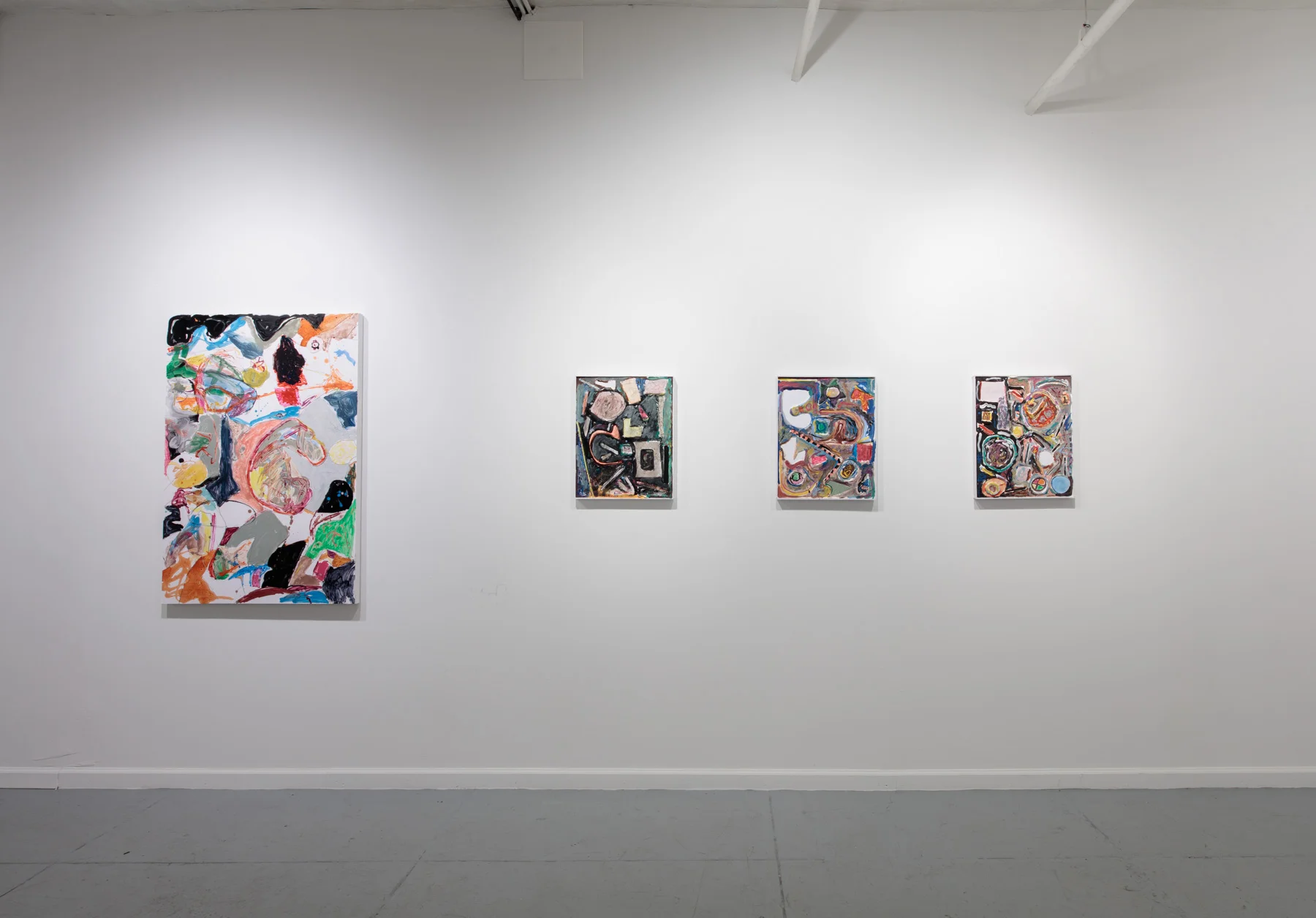 triple andrew, installation view, 106 green