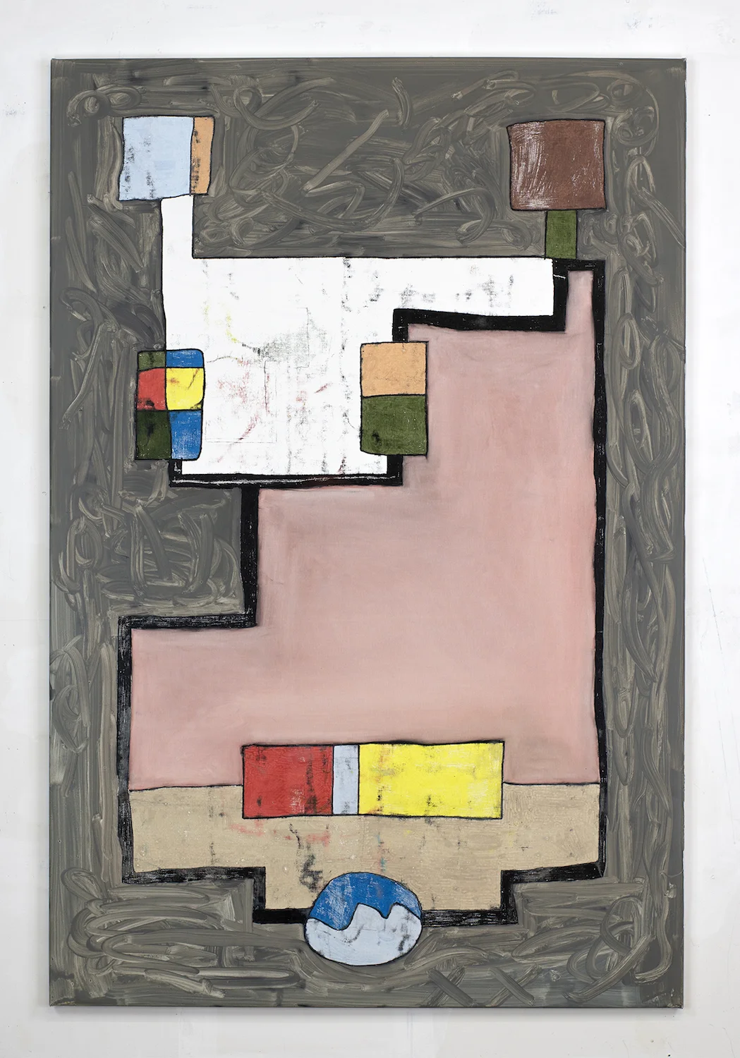 System X.x, 2019, oil on canvas, 48 x 32 inches
