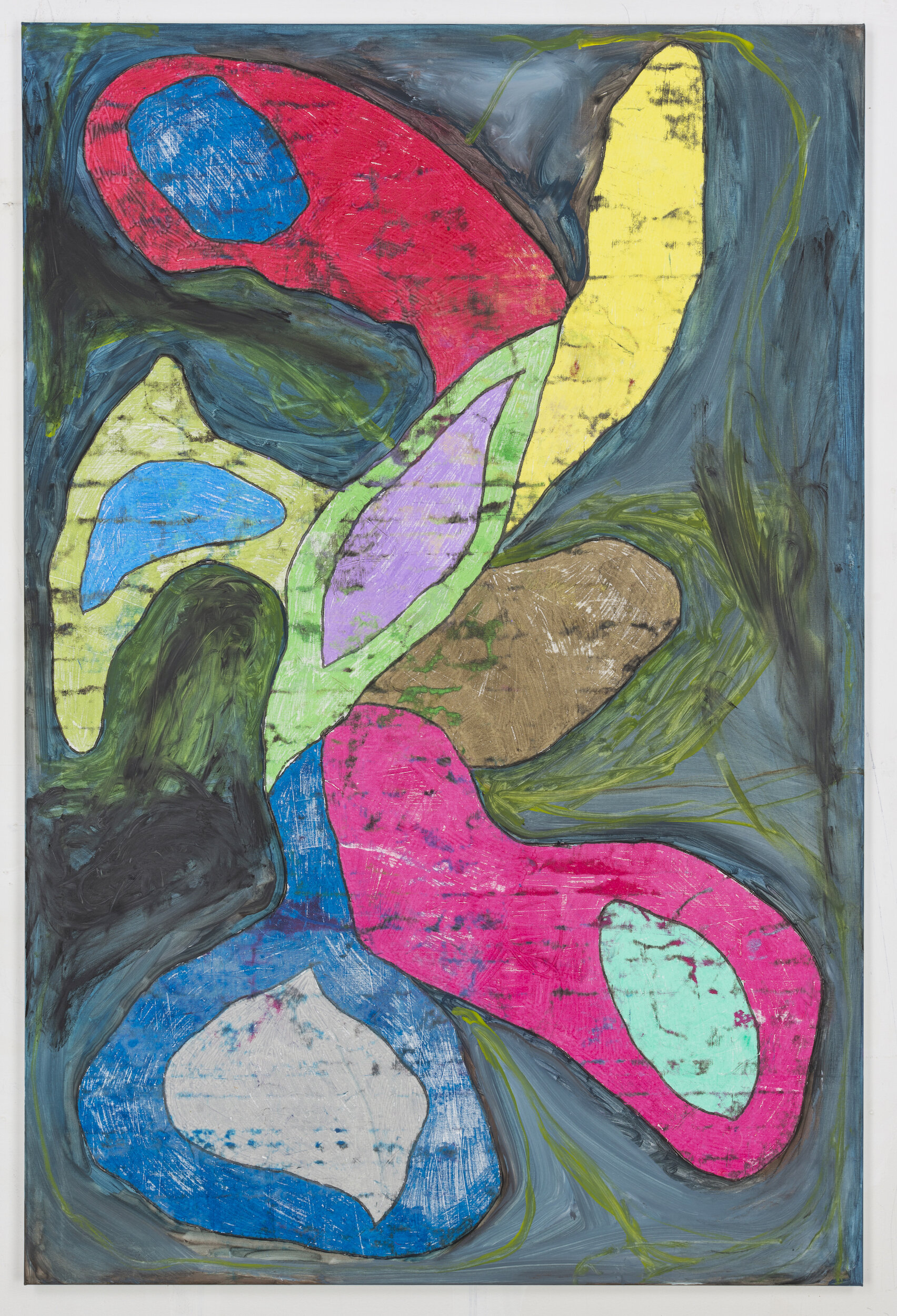 Super Collider, 2019 Oil on canvas 48 x 32 inches