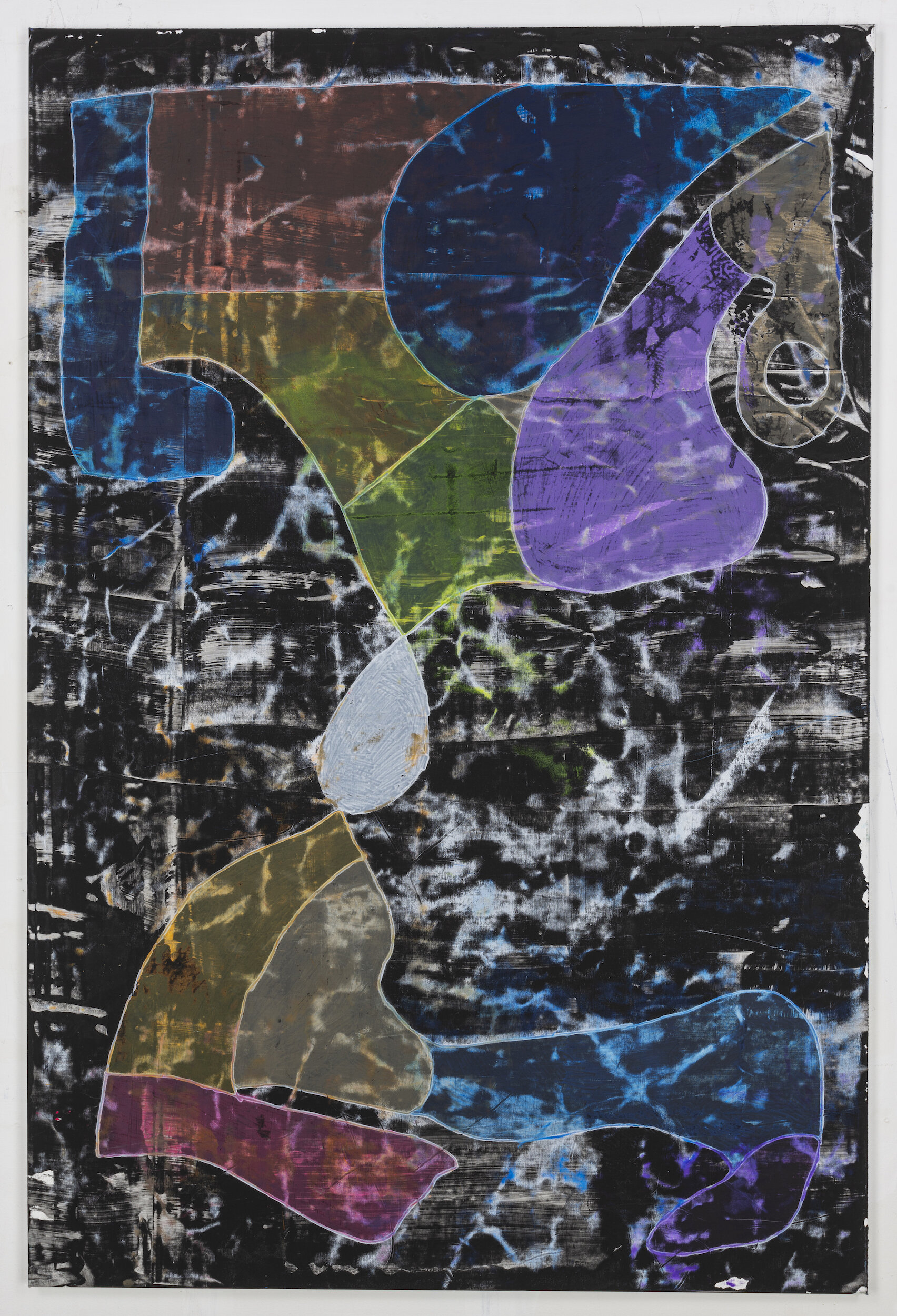 Untitled, 2019 Oil and acrylic on canvas 48 x 32 inches