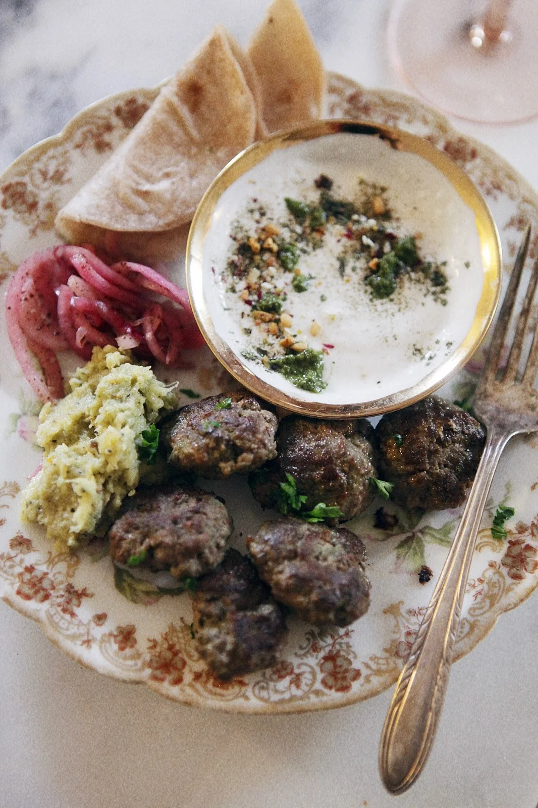 A Mediterranean Mezze Platter
