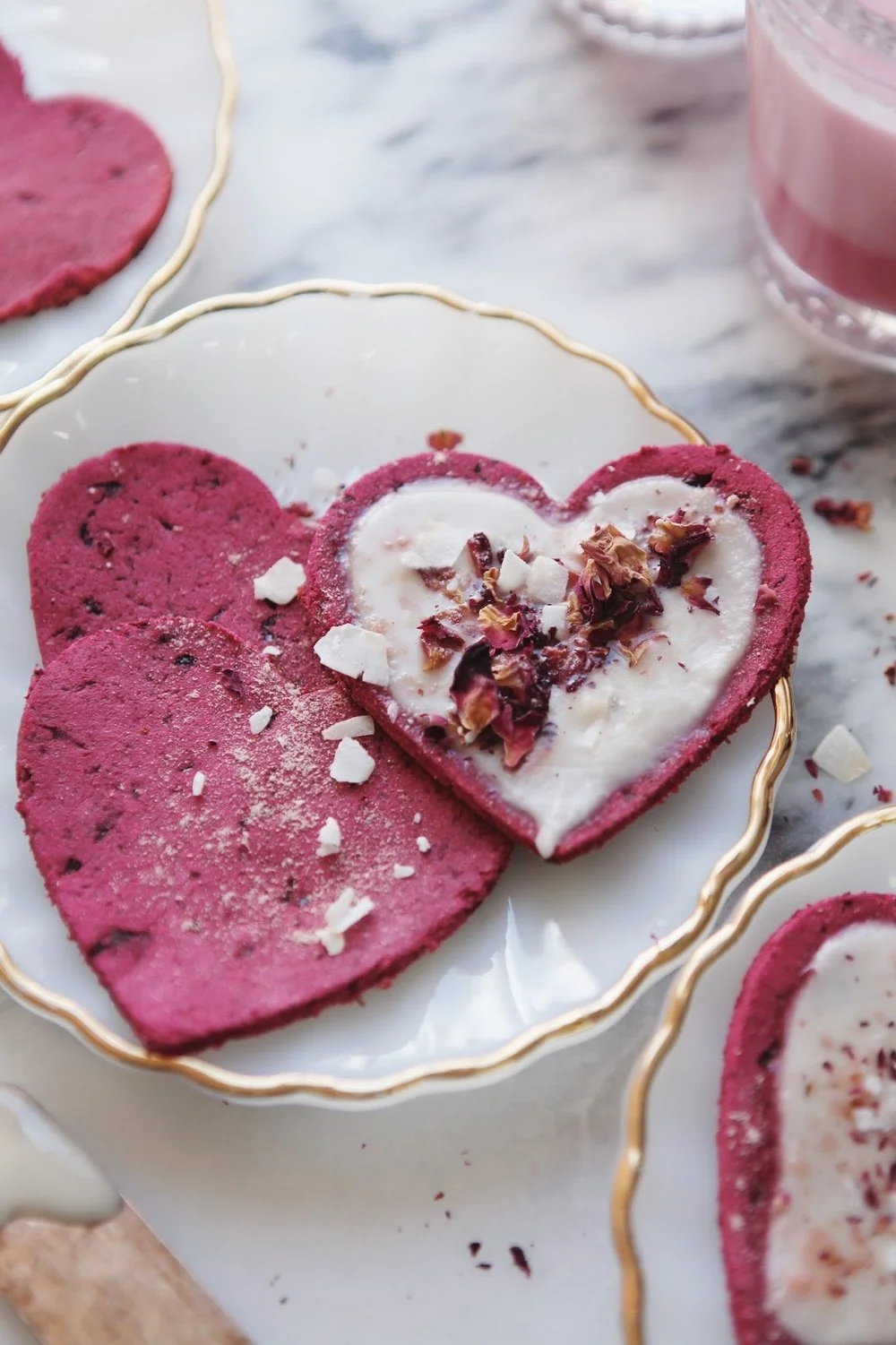 Heart Beet Cookies