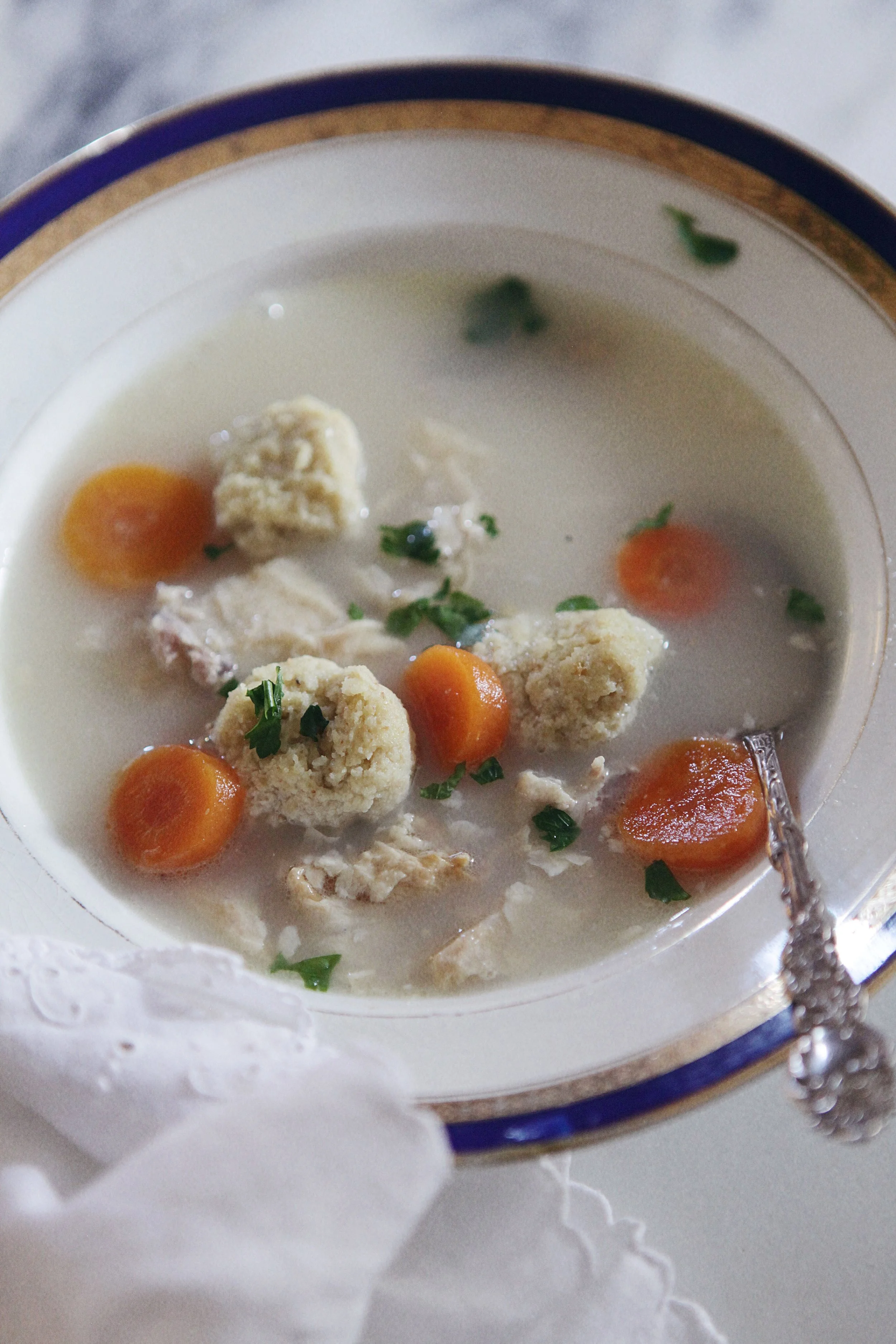 Grain-Free Matzo Ball Soup