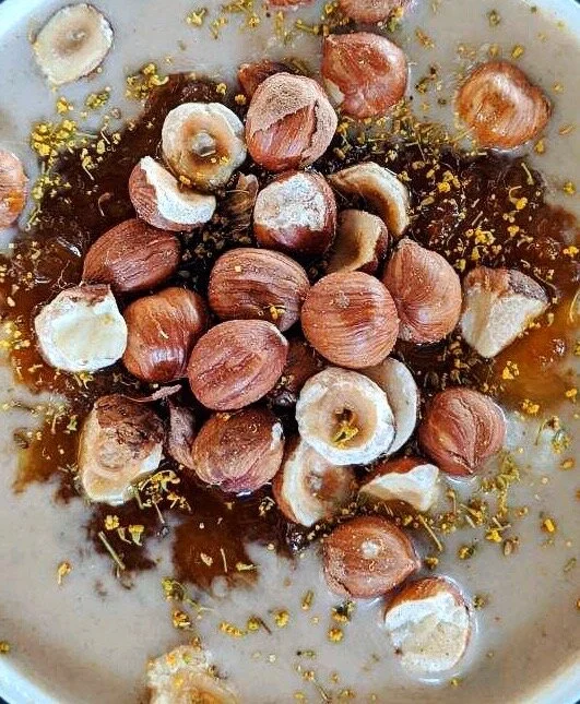 Roasted Hazelnut Horchata, inspired by Sqirl's Brown Rice Horchata