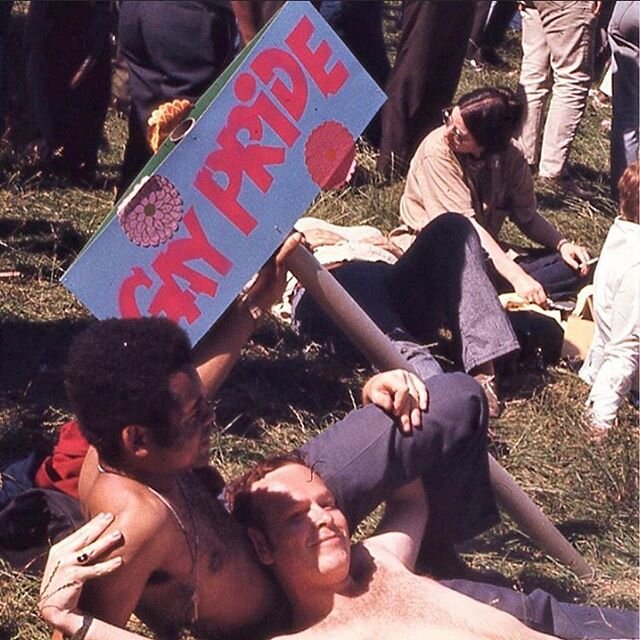 HAPPY PRIDE 🏳️&zwj;🌈 Today and everyday 🌸 &bull; Christopher Street Liberation Day in NYC, 1970, from the collection of L. Brown and M. Riemer