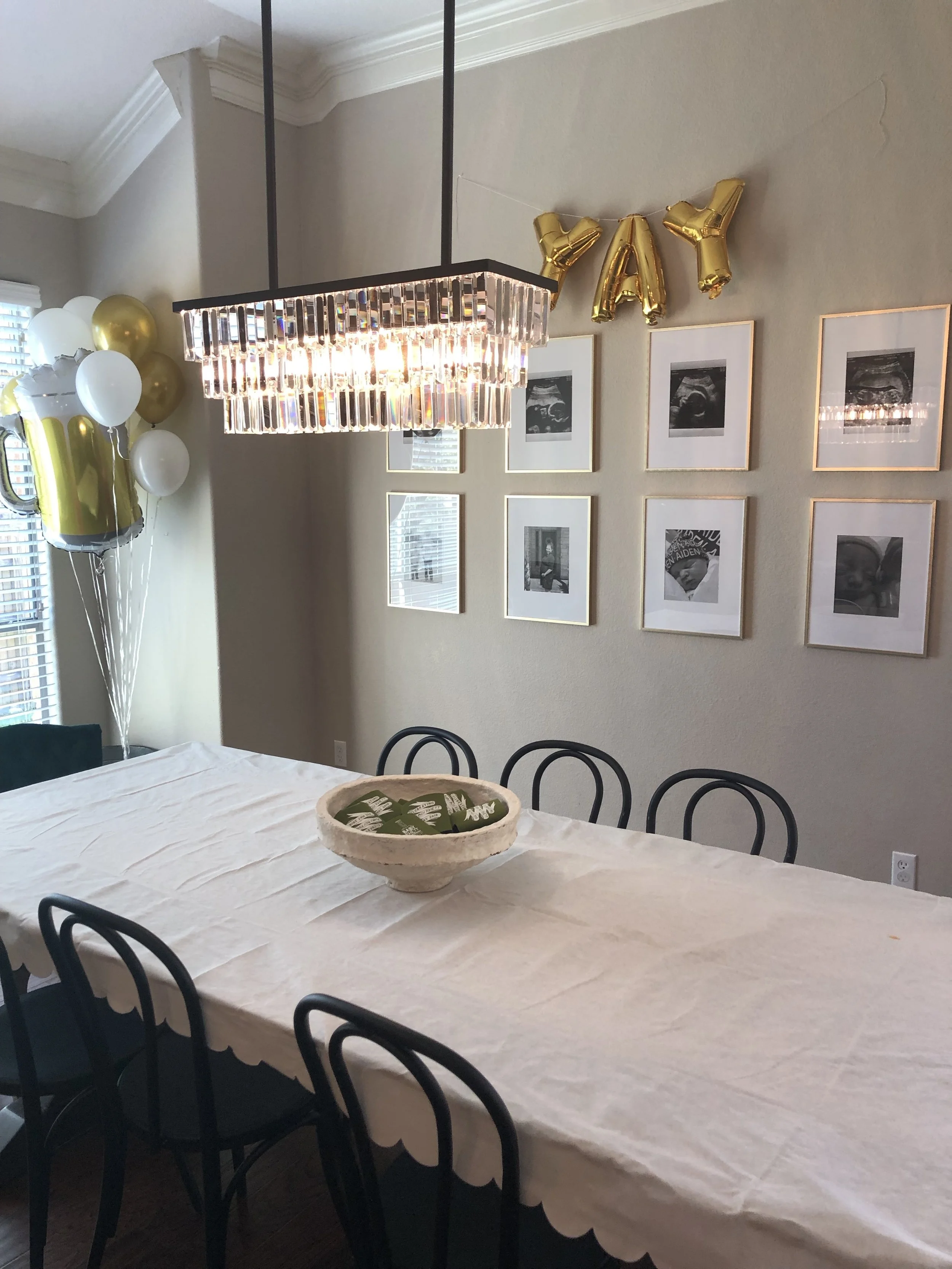 baby shower at brewery