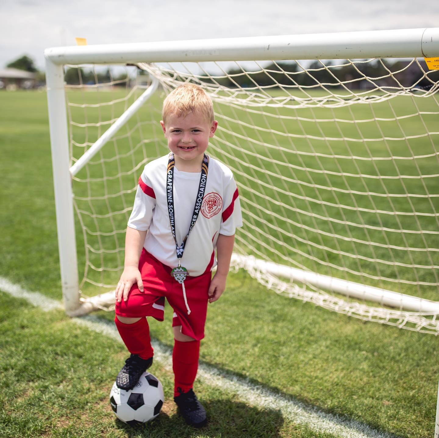 ⚽️ Soccer season is over &amp; unfortunately he has dramatically improved so we won&rsquo;t be getting anymore videos like this one from his first game ➡️⁣
⁣
Here&rsquo;s to next season! 🥅