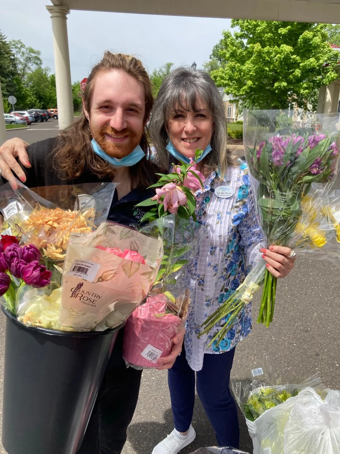 Not all flowers are new - mine are day-old. Flower Rescuing is my thing!
