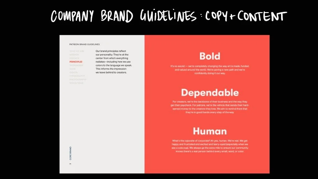 Company brand guidelines