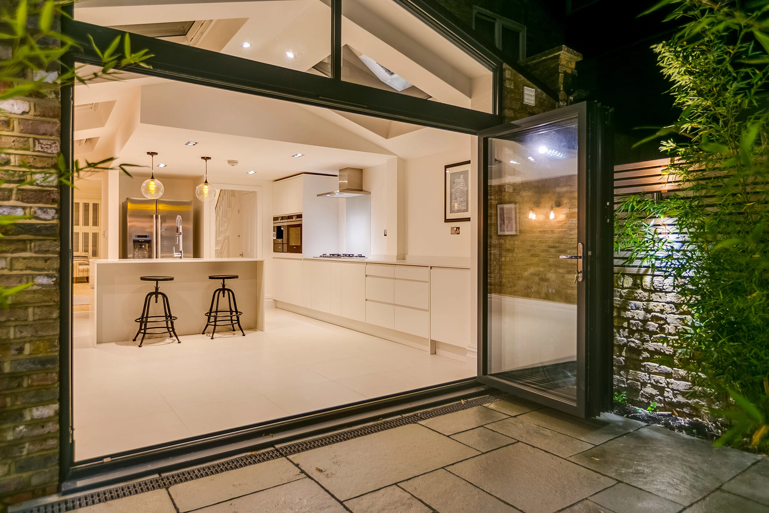  Garden though to Kitchen Night Shot 