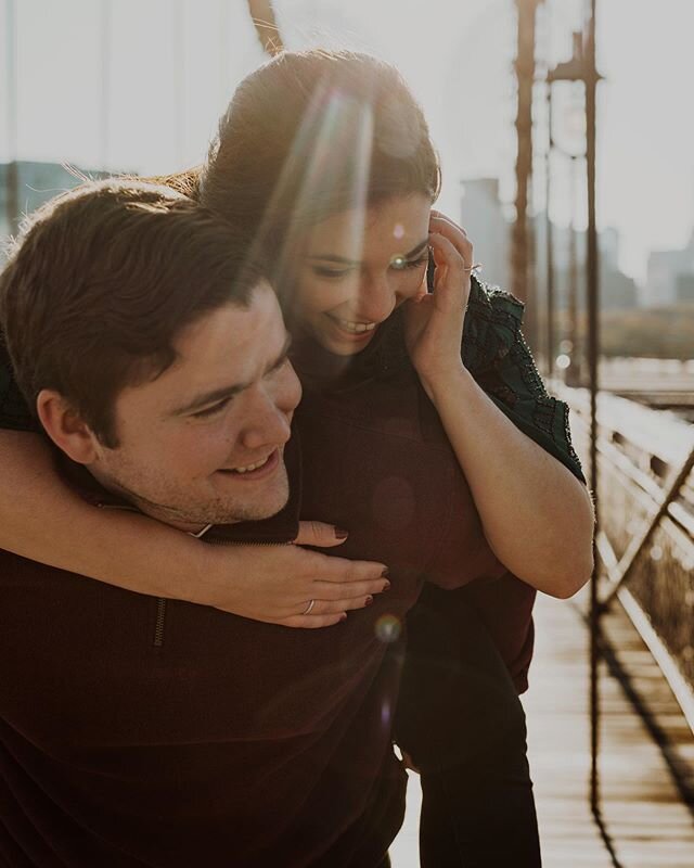 I absolutely LOVE photographing engagement sessions, they are such a fun way to take a step back from all the wedding planning stress and actually celebrate your engagement together
-
My engagement photography style is all about this fun &lsquo;flirt