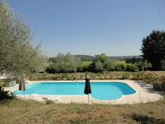 Our friends' pool and view - our dream