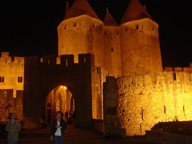 Carcassone, Medieval Ville Nuit