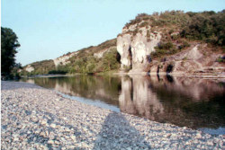 Gard River at Sunset