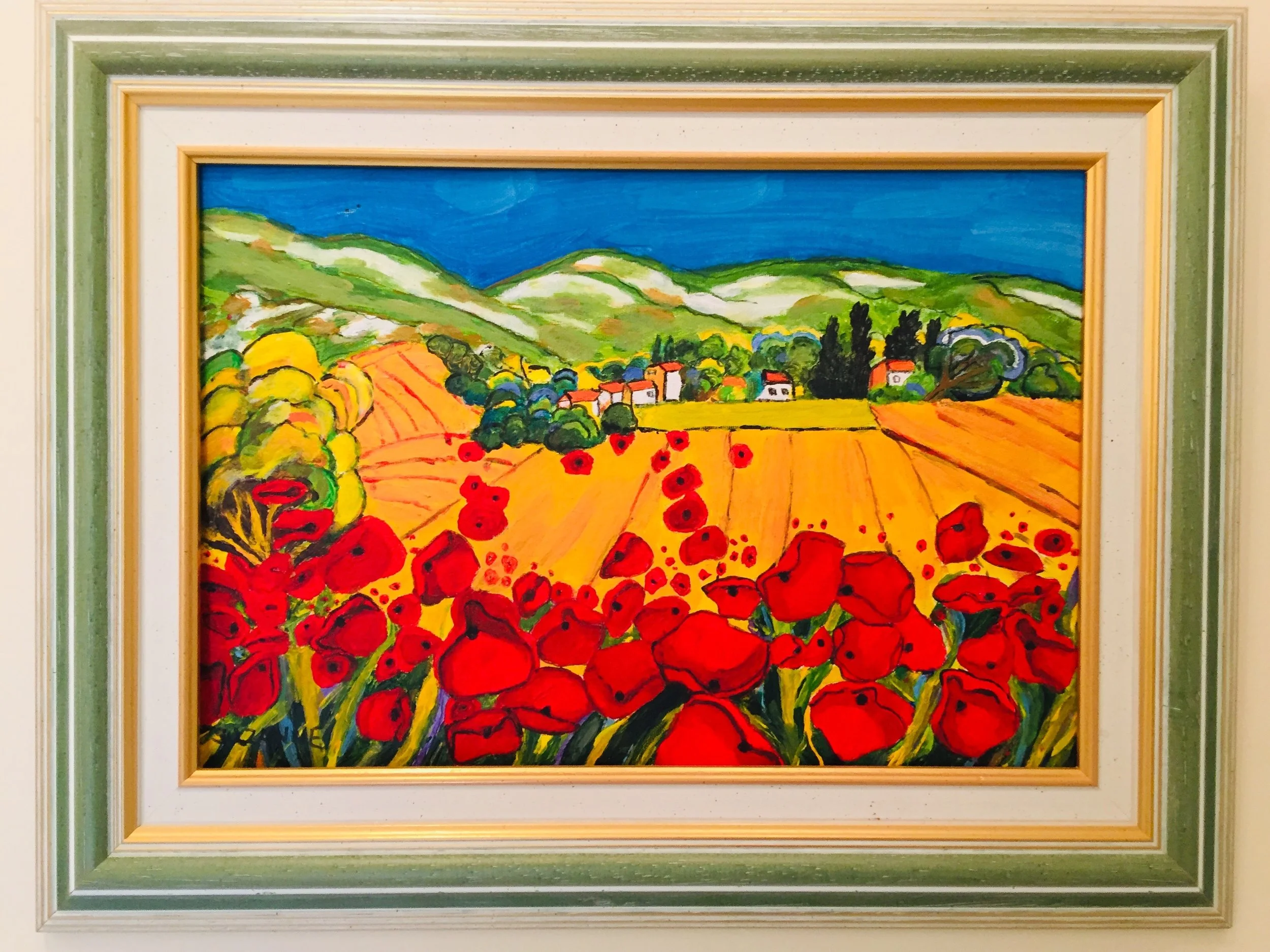 Red Poppies by Suzanne Saxe-Roux