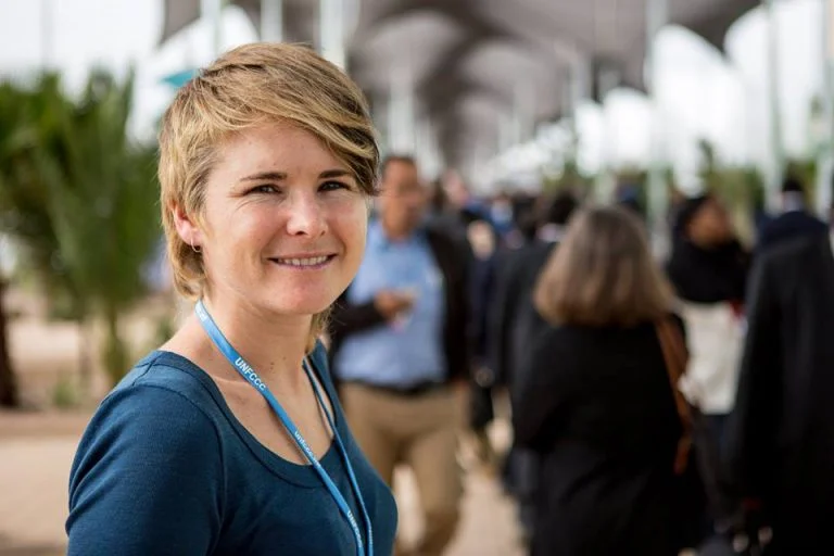 Emily at COP22 in 2016