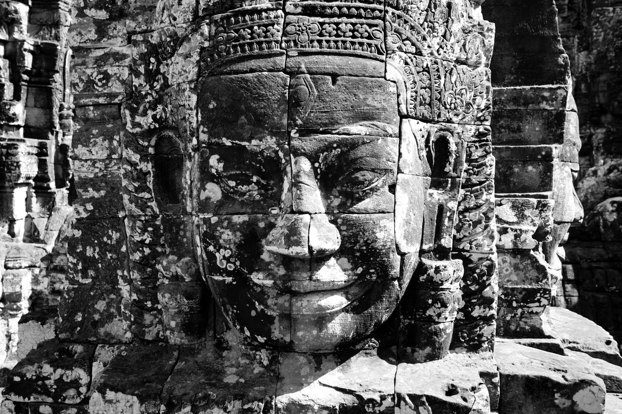 Bayon: un bosque de cabezas en honor al rey-dios que todo lo ve.