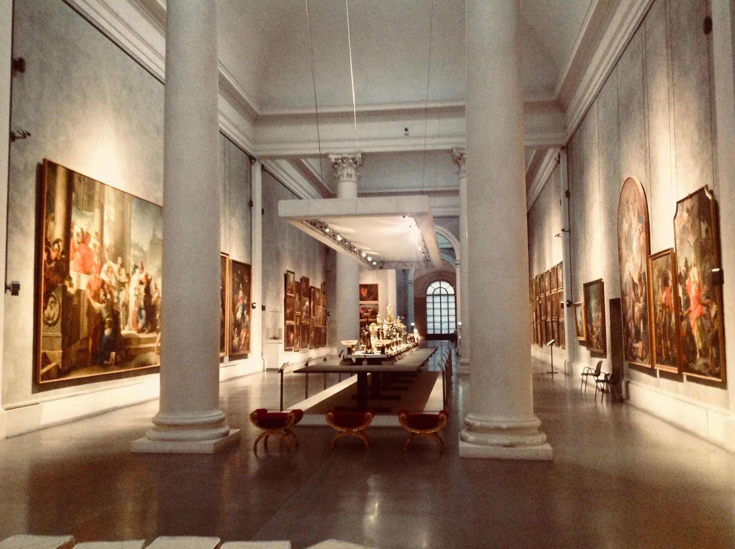La Galería Nacional en el complejo del Palazzo della Pillota .