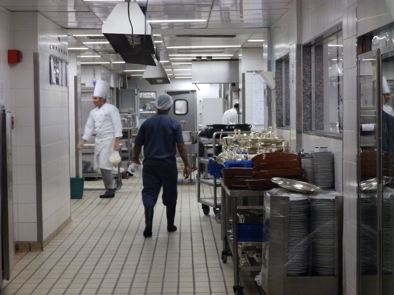 Cada restaurante del hotel, así como el área de eventos, tiene su propia cocina.