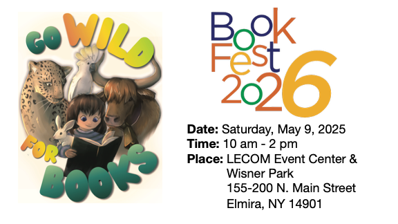 Book Fest 2026 - Saturday, May 9, 2026 from 10 AM to 2 PM at Wisner Park