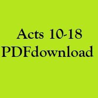 Christian Bible, Study Portion 15 (Acts 10-18)
