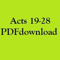 Christian Bible, Study Portion 16 (Acts 19-28)