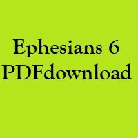 Christian Bible, Study Portion 31 (Ephesians 6)