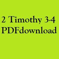 Christian Bible, Study Portion 49 (2 Timothy 3-4)