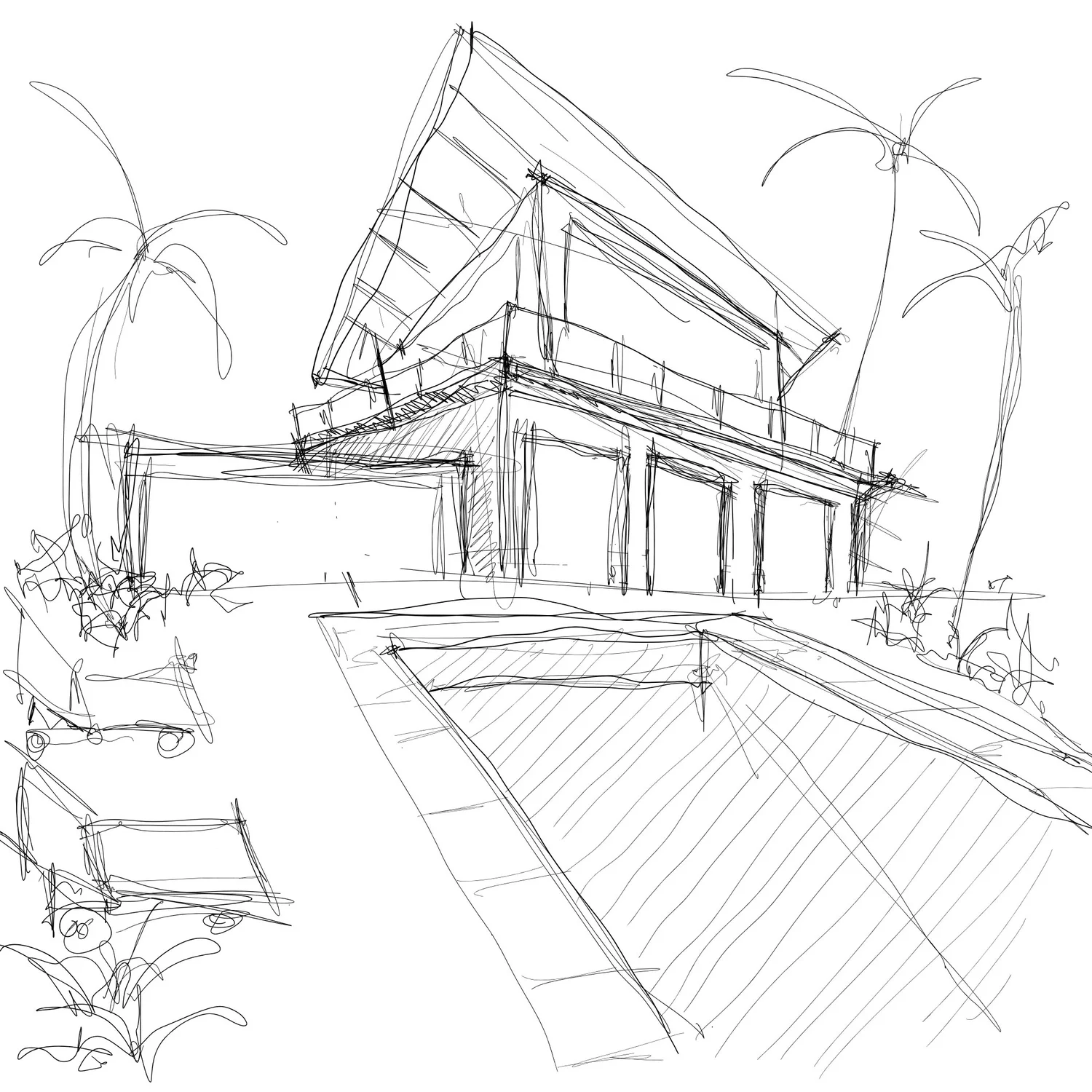 Architectural Design Workflow. Sketch to Render — Rav Productions