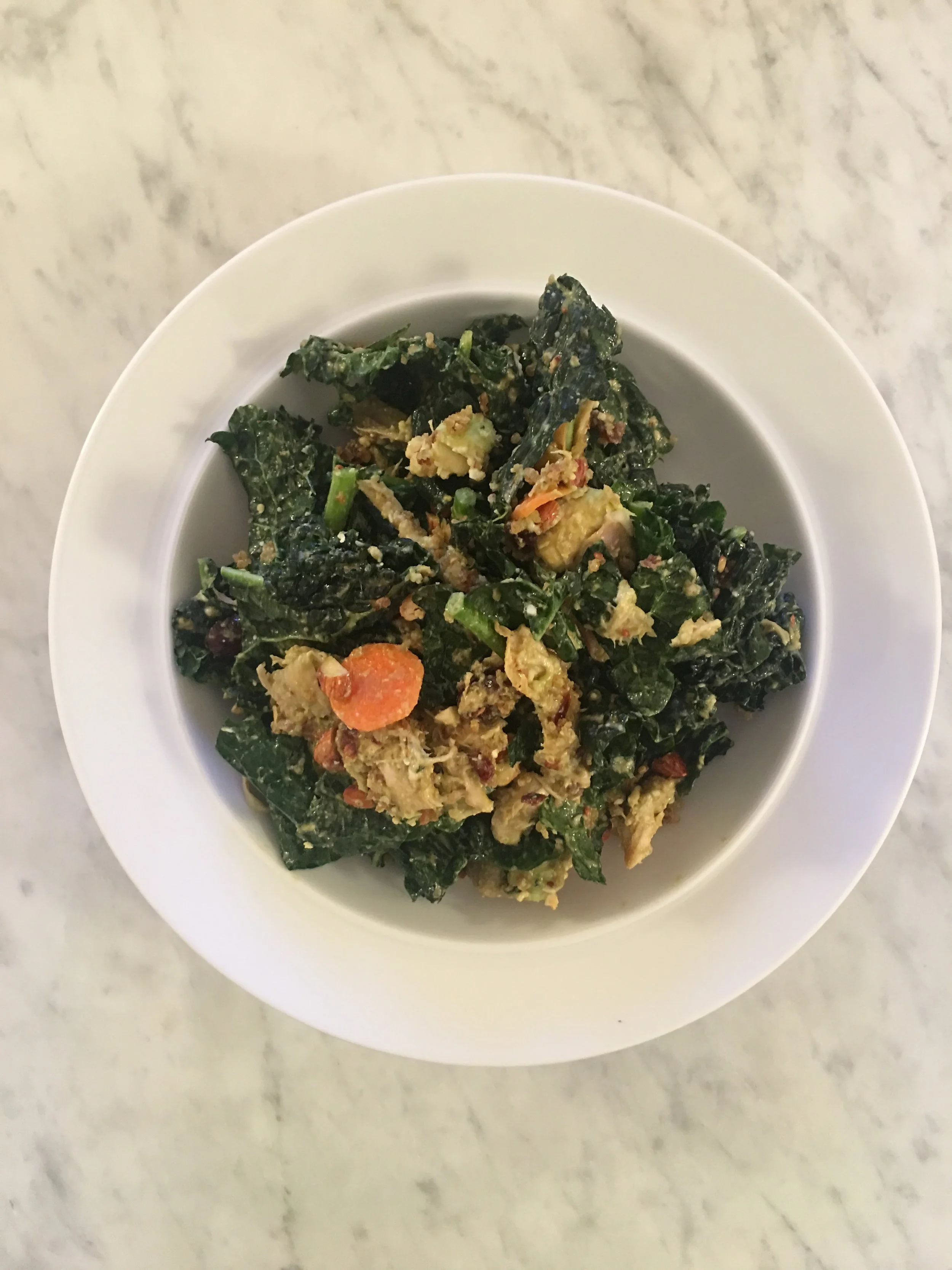 Rotisserie Chicken and Kale Salad