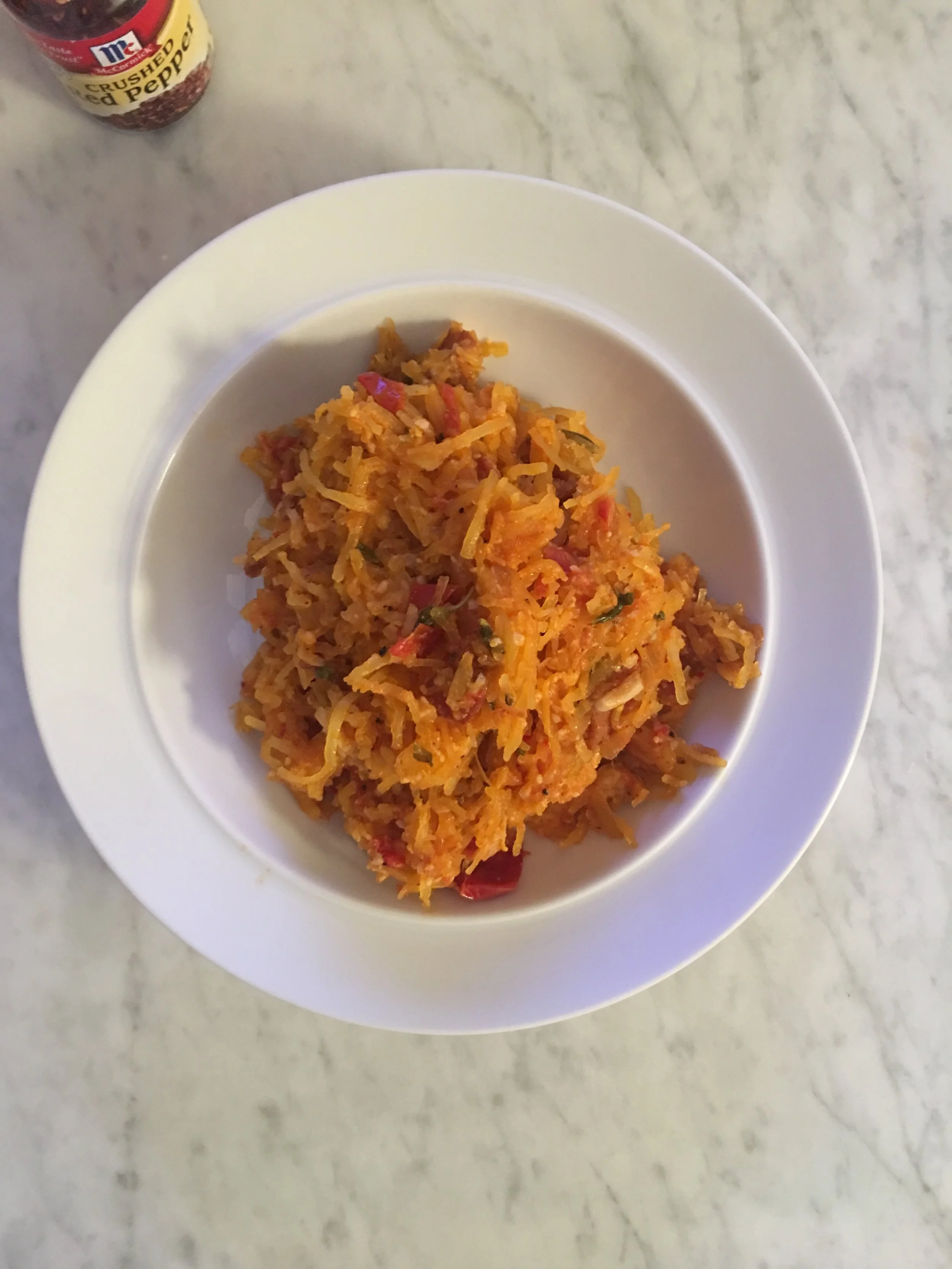 Spaghetti Squash alla Amatriciana