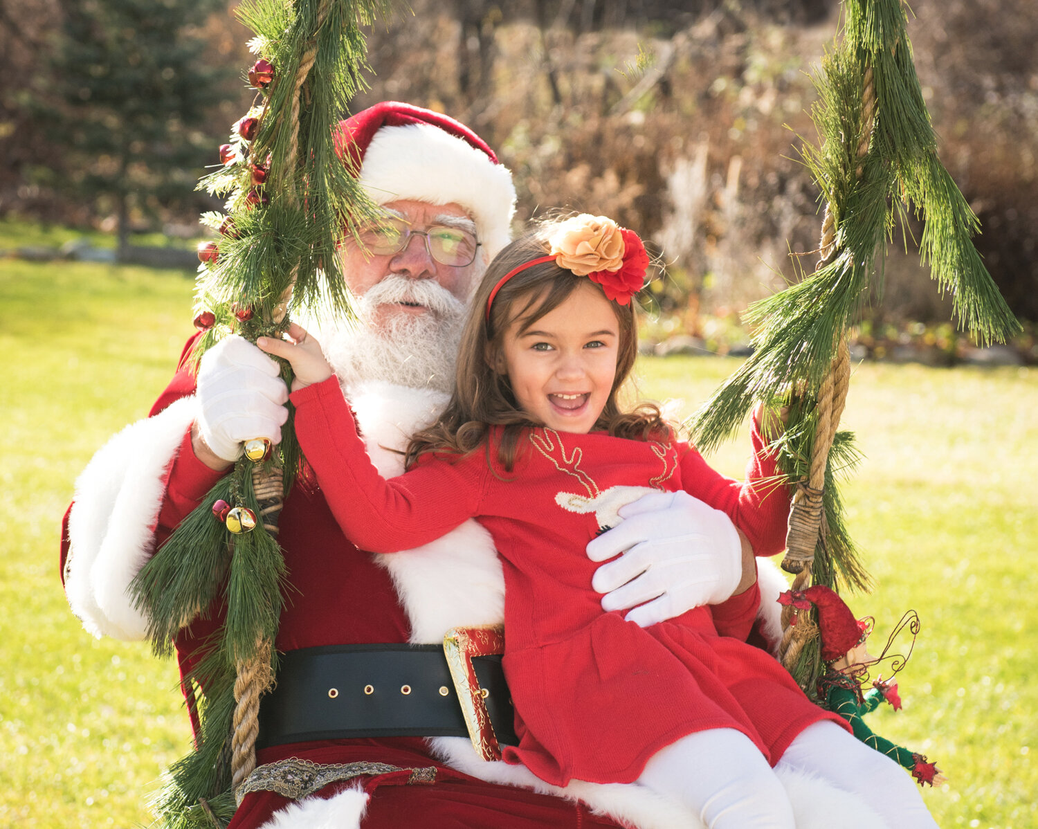 Even Santa loves our 4 season swing!