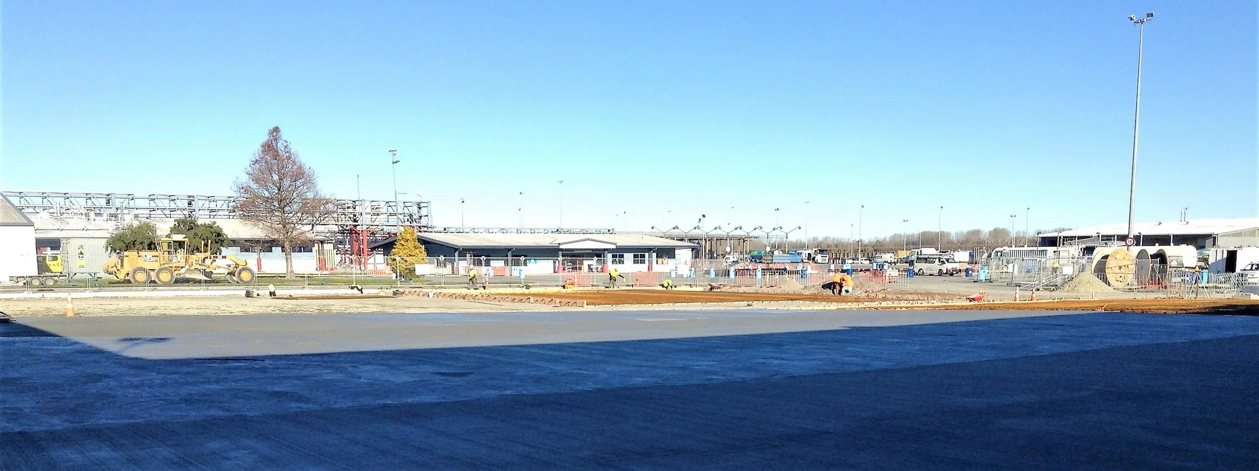 Factory Floor Concrete Pour