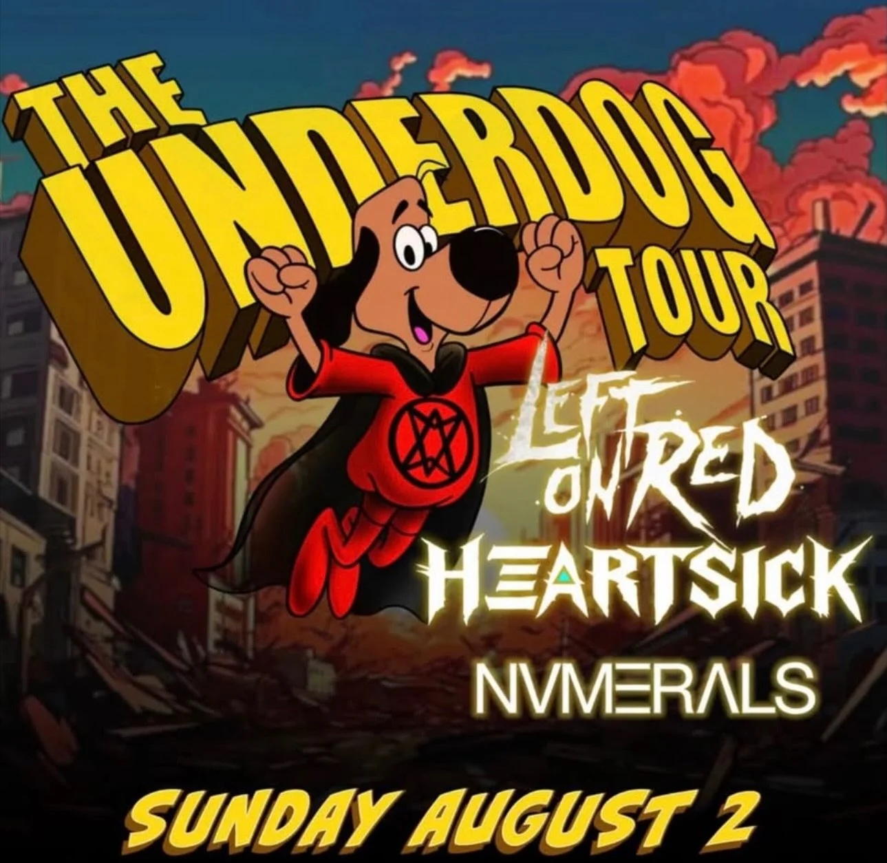 We are excited to announce that we are supporting @leftonredcomo &amp; @heartsickband on their Underdog Tour this summer!

Mark your calendars, August 2nd @ Duffy&rsquo;s! 
1238 Bloor St W