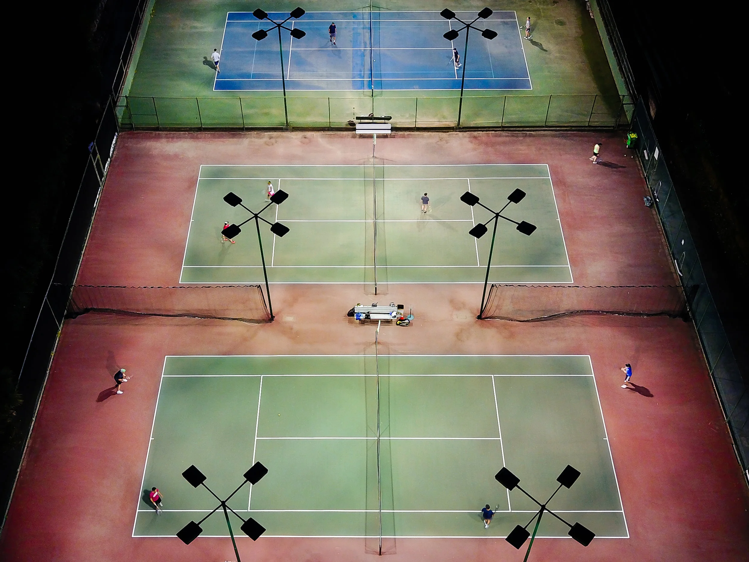 Tennis courts, Piedmont, California