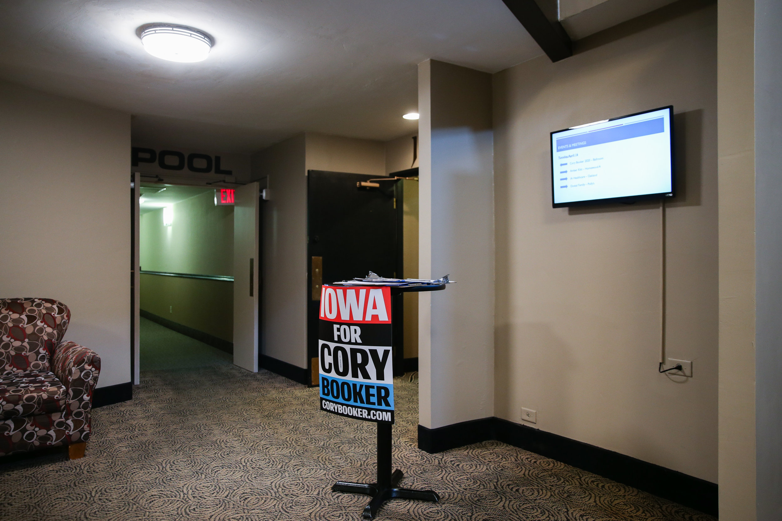 Cory Booker event, Iowa