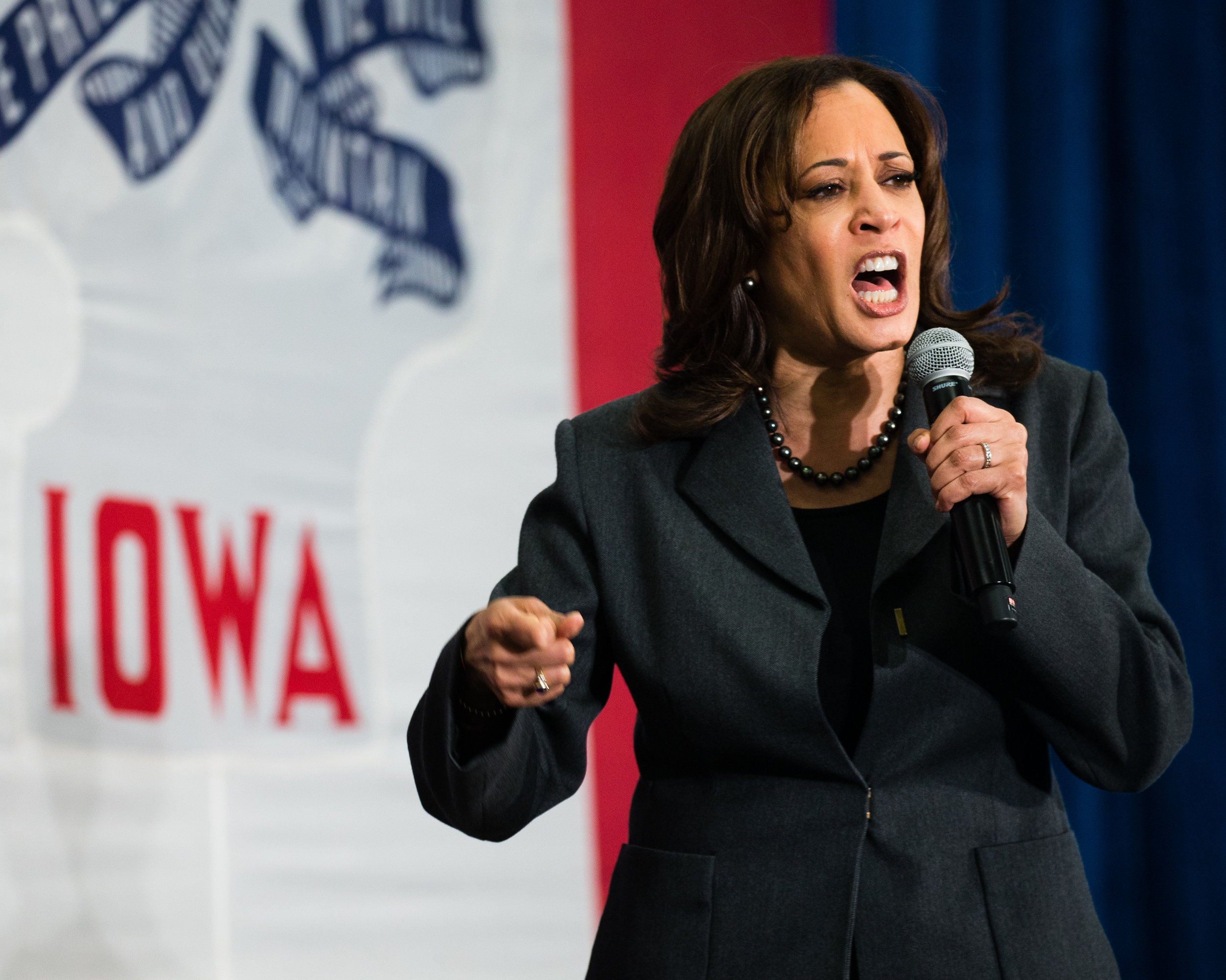 Kamala Harris, Iowa