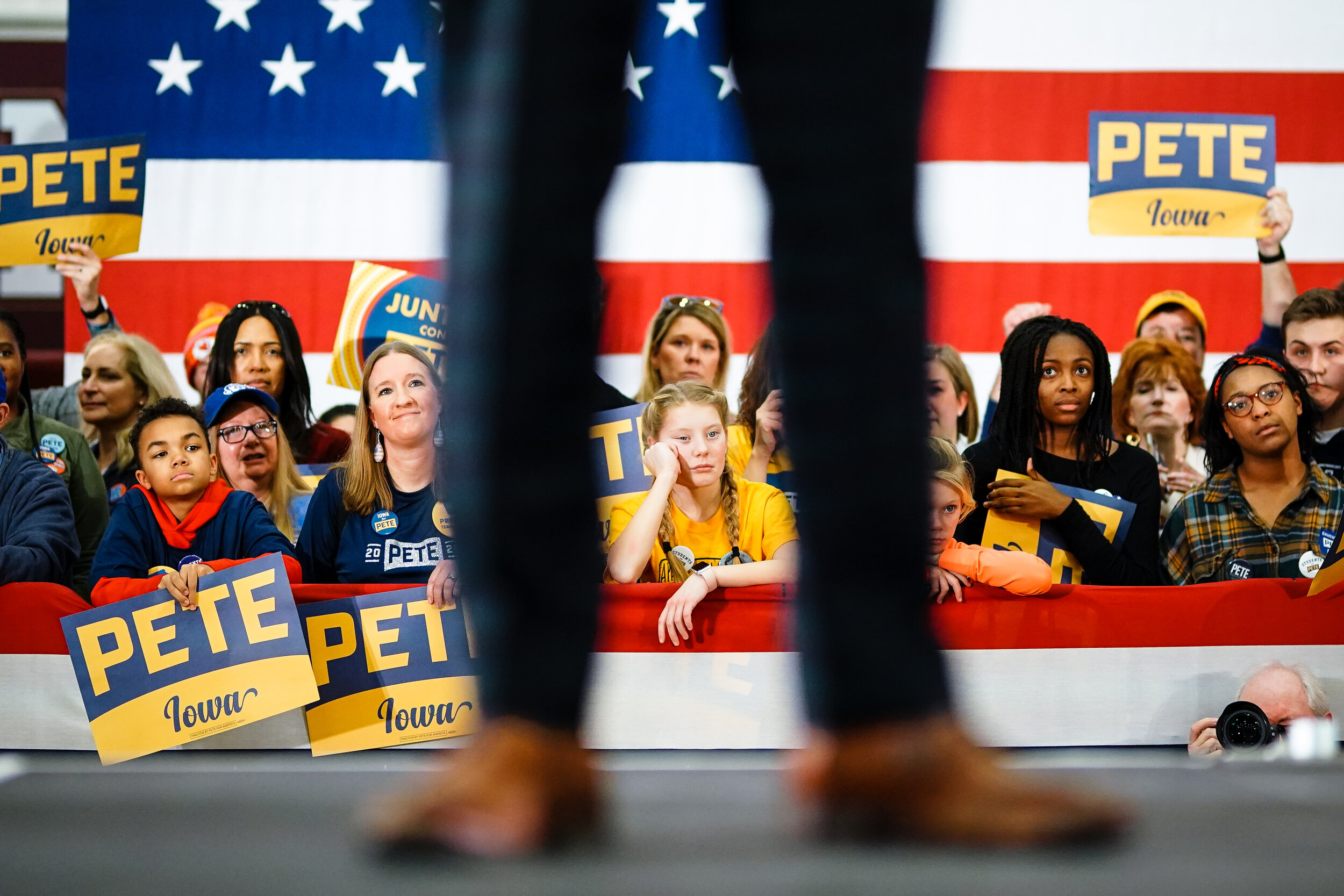 Pete Buttigieg, Des Moines