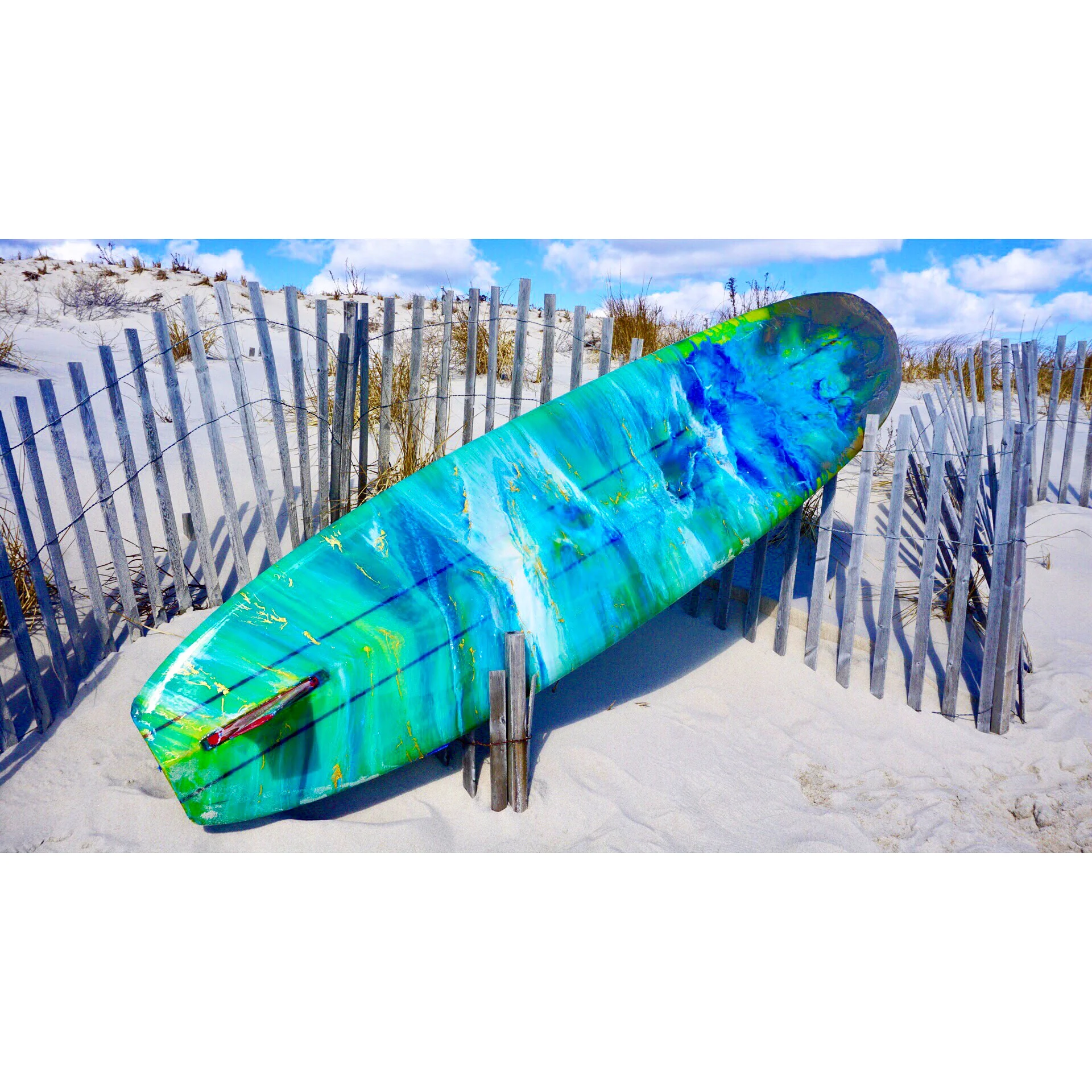  10', Epoxy Resin and Acrylic Ink&nbsp;  Commission for Playa Bowls redbank&nbsp; 