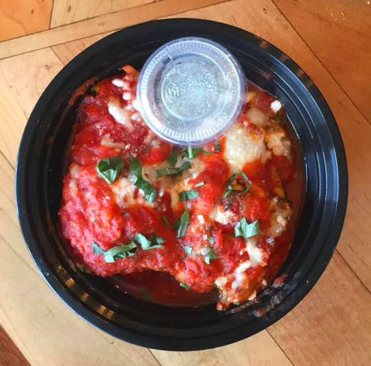 Cheesy Baked Zucchini Ravioli