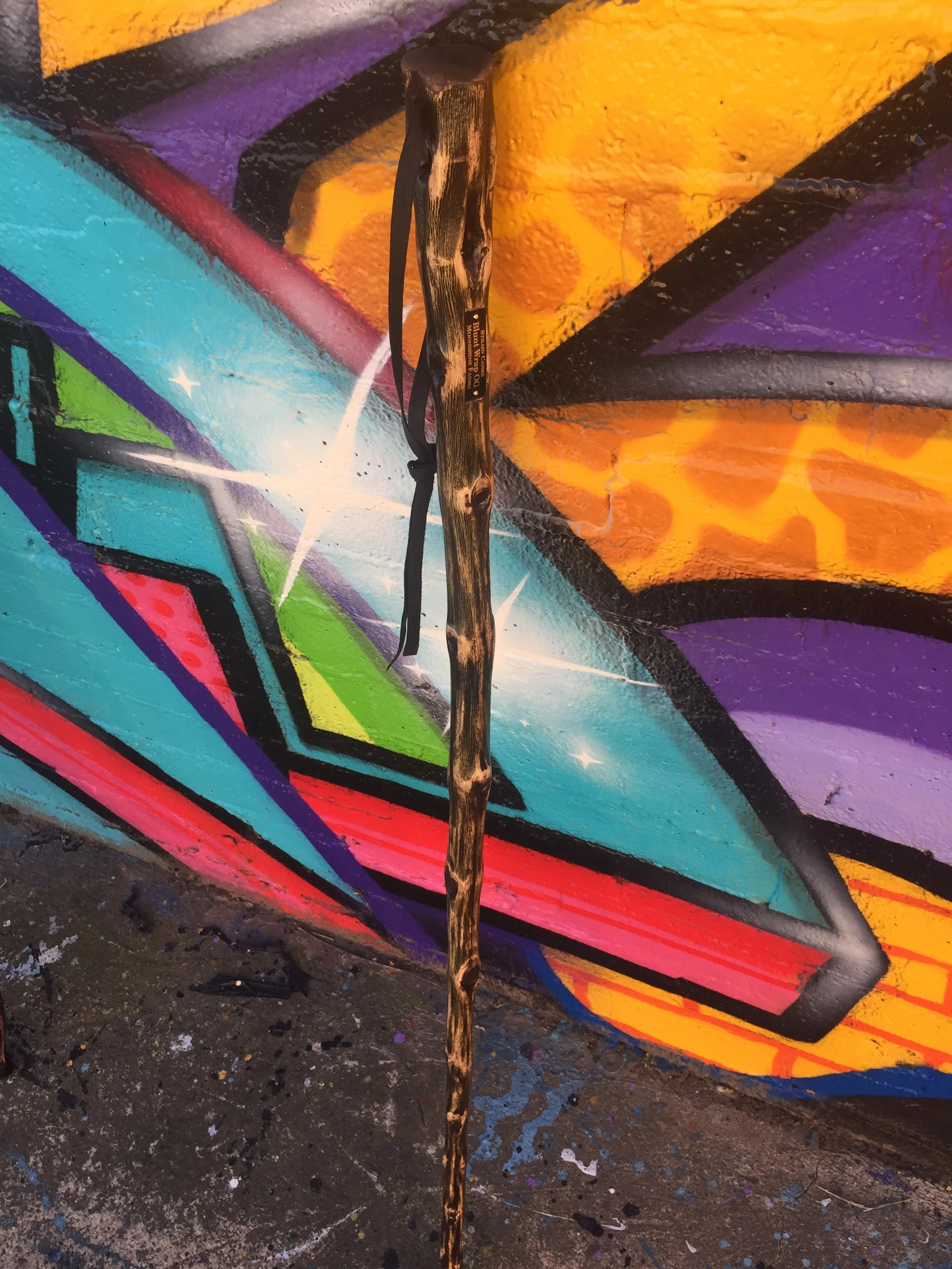 55'' Blunt Wrap walking staff