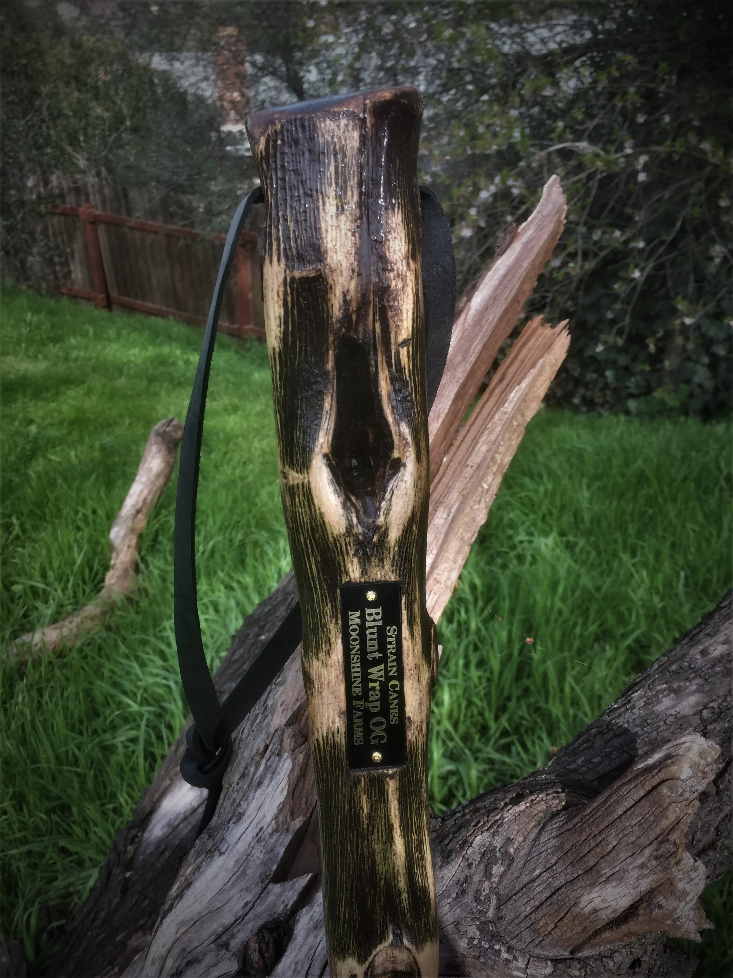 56'' Blunt Wrap O.G.  walking staff