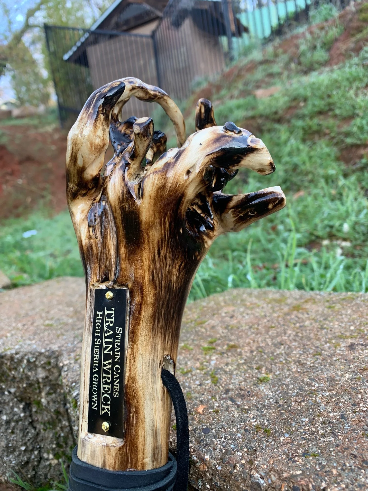 56'' Train Wreck walking staff