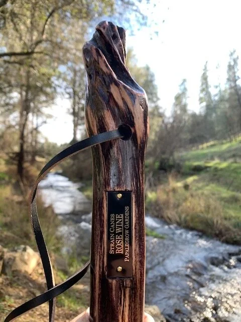 55'' Rose Wine walking staff