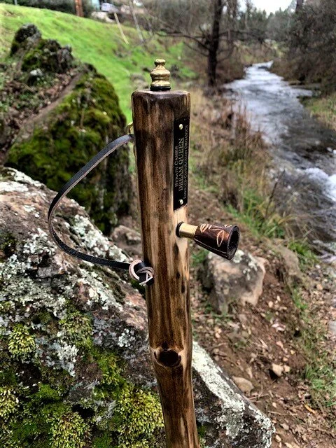 54'' Dairy Queen walking staff with built in pipe