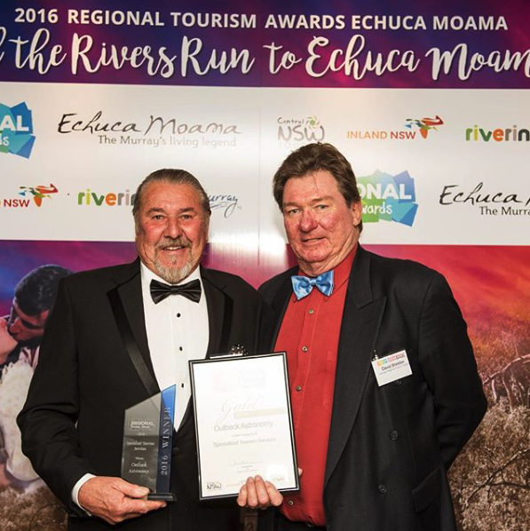 Outback Astronomy - Gold (Specialised Tourism Services) - Accepted by Peter (Silverton Hotel)