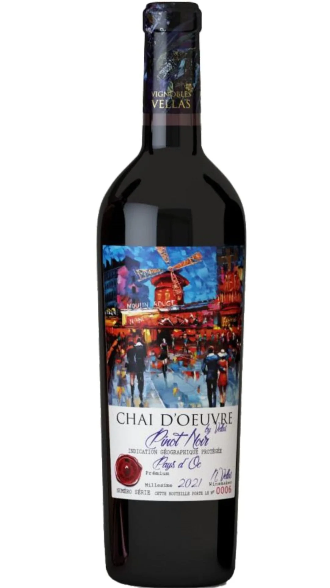 Chai d'Oeuvre Vignobles Velles Pinot Noir