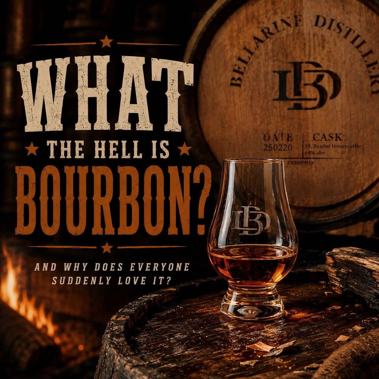 🥃 WHAT THE HELL IS BOURBON?

Bourbon is America&rsquo;s most famous whiskey style&hellip; but there&rsquo;s a good chance most people couldn&rsquo;t actually tell you what makes it bourbon.

So here&rsquo;s the simple version:

👉 Bourbon must conta