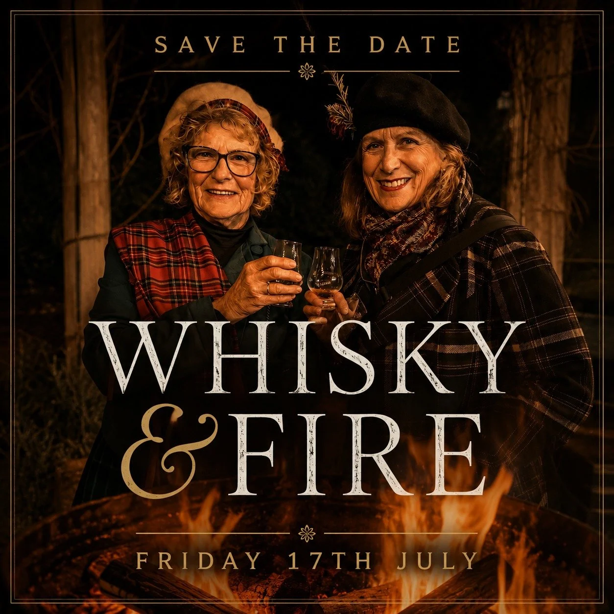 We&rsquo;re lighting the fire once again.

Whisky &amp; Fire is back.

A winter night of whisky, music, and a few things you don&rsquo;t see or taste every day. All designed to keep the cold out and the good times rolling.

Friday 17th July.

Ticket 