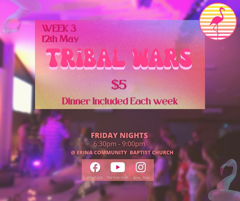 Bring on Tribal Wars for The Flock this Friday!!